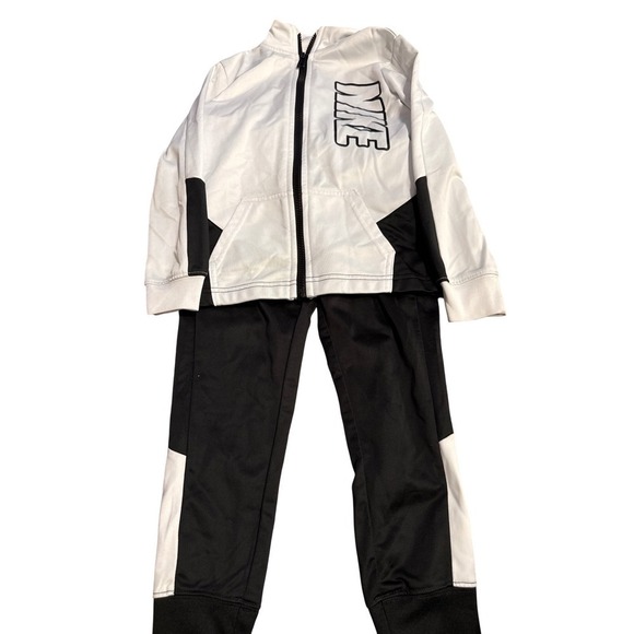 Nike Other - Nike Kids White Track Jacket Full Zip 4-5 Years